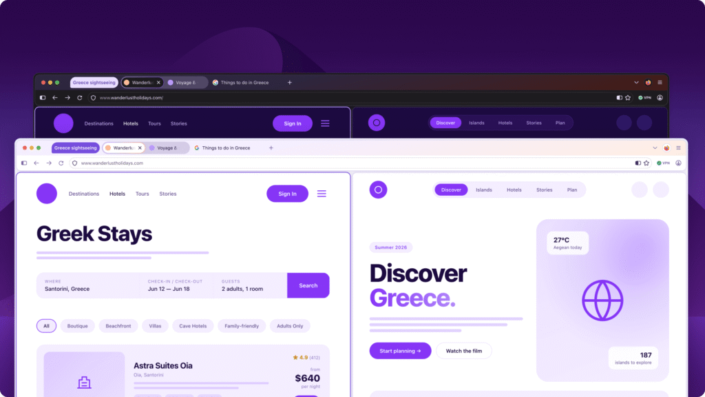 Firefox is working on a rounded redesign with easy-to-find controls for privacy and AI