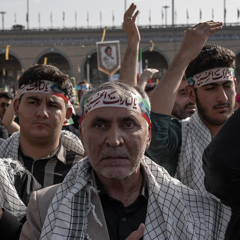 At the Ayatollah’s Funeral